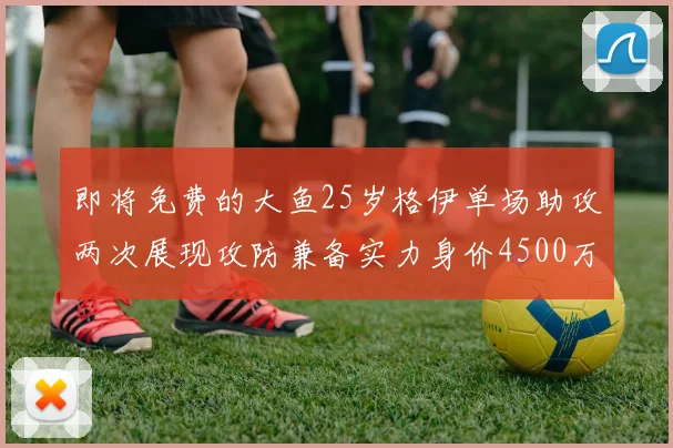 即将免费的大鱼25岁格伊单场助攻两次展现攻防兼备实力身价4500万